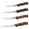 Chicago Cutlery Chicago Cutlery Walnut Tradition Stainless Steel Steak Knife Set 4 pc B144 - alternate 3